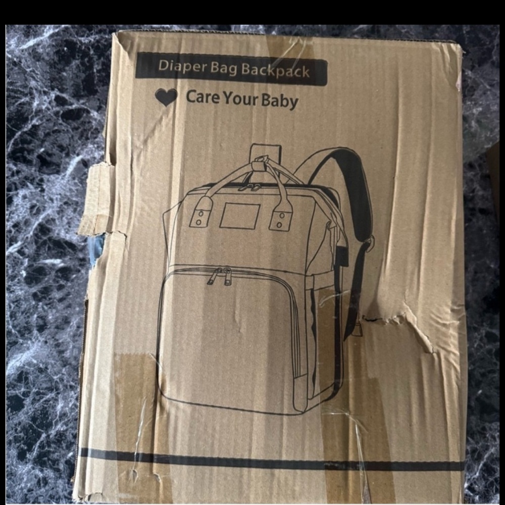Diaper Bag Backpack - Black